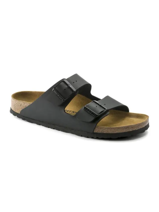 Birkenstock Πέδιλα Unisex Birko-Flor(ανθεκτικό υλικό της Birkenstock-επιτρέπει την επαφή με το νερό) Μαύρο BIR/ARIZONA 051791 BLACK 2