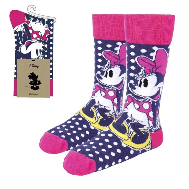 Κάλτσες Disney Minnie Mouse Socks Size 36-41 μωβ-ροζ (2200008767) 3