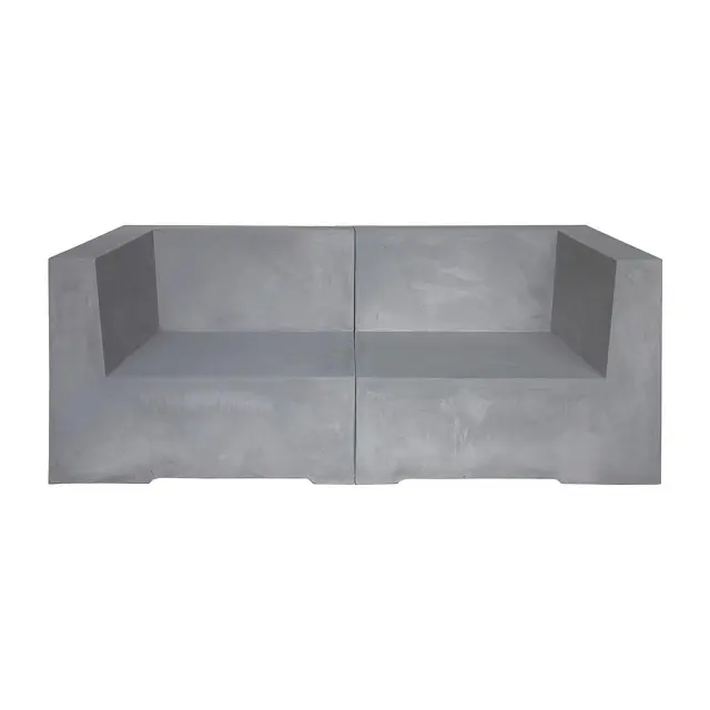 Kαναπές Διθέσιος CONCRETE Γκρι Τσιμέντο 160x83x65cm