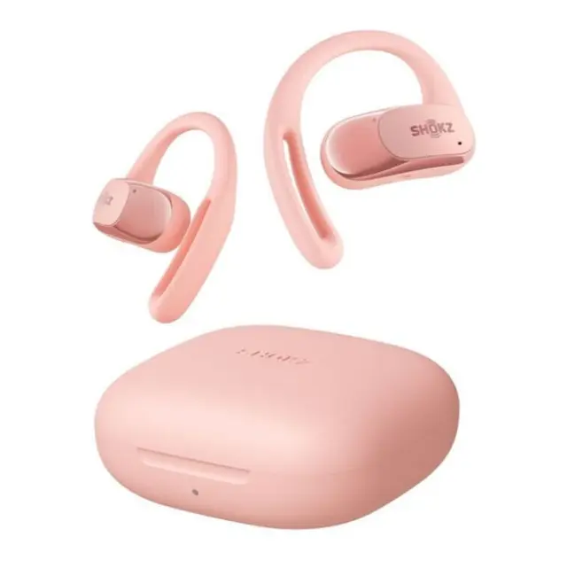 SHOKZ OpenFit Air Headset Wireless Ear-hook Calls/Music/Sport/Everyday Bluetooth Pink