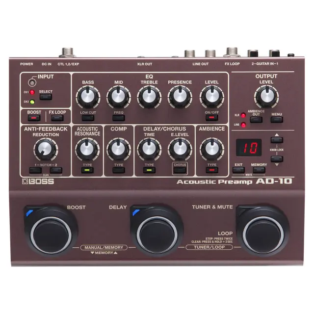 Boss AD-10 Acoustic Preamp Πετάλι
