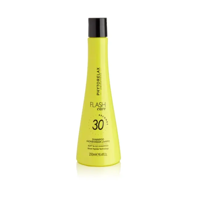 Phytorelax Laboratories Flash Care Soft & Go Shampoo, Σαμπουάν για Άμεση Απαλότητα στα Μαλλιά με Πεπτίδια 250ml