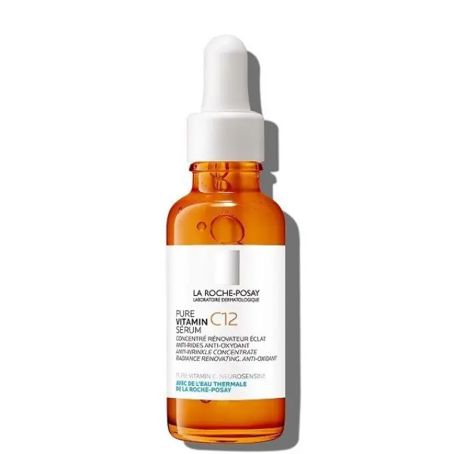 La Roche Posay Pure Vitamin C12 Αντιγηραντικό Serum Προσώπου με Βιταμίνη C & Σαλικυλικό Οξύ για Αποτοξίνωση & Λάμψη 30ml