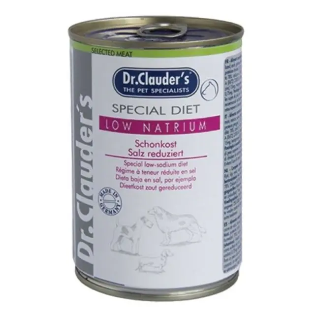Dr.Clauder s Low Natrium Κονσέρβα Σκύλου Χαμηλή σε Νάτριο 400gr