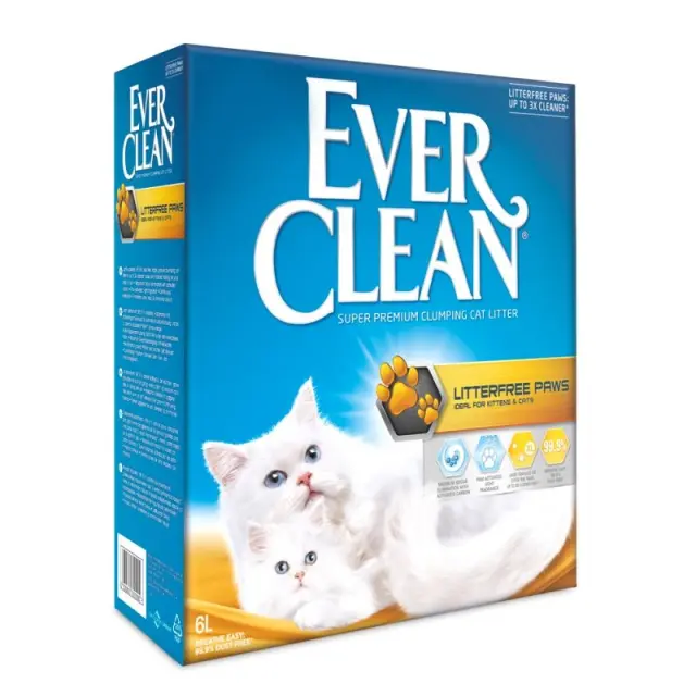 Ever Clean Clumping Litterfree Paws Άμμος Υγιεινής Γάτας 6lt