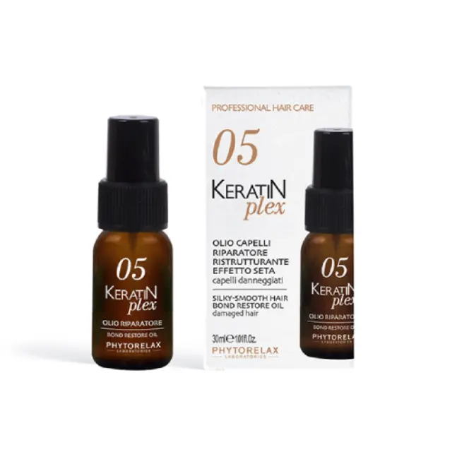 Phytorelax Keratin Plex Silky Smooth Hair Restore Oil, 30ml