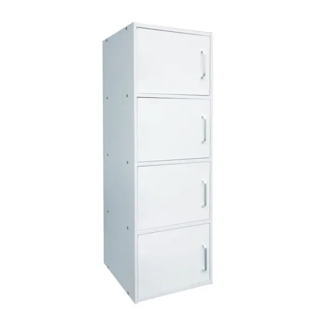 Ντουλάπι Βοηθητικό CLOSET Τετράφυλλο Λευκό MDF 42x30x106cm