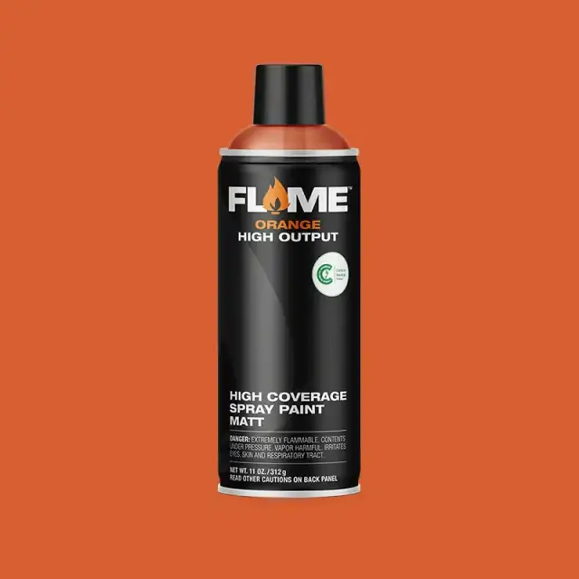 Flame Orange Spray Paint 400ml FO-212 Orange