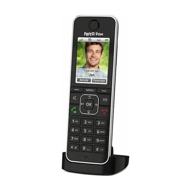 AVM FRITZ!Fon IP Τηλέφωνο DECT C6 Wireless Black (20002964)
