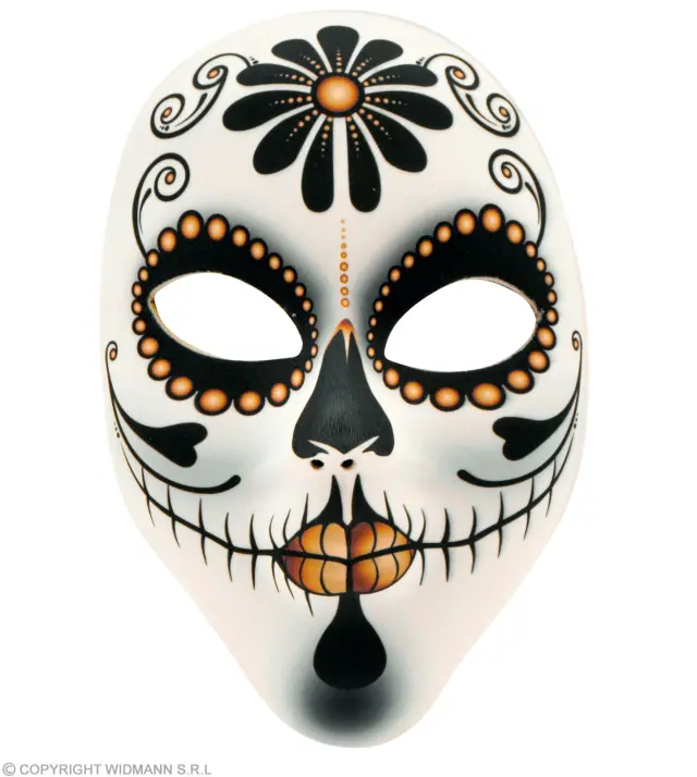 Αποκριάτικο Αξεσουάρ Μάσκα Dia de Los Muertos (Widmann) (W-05203)