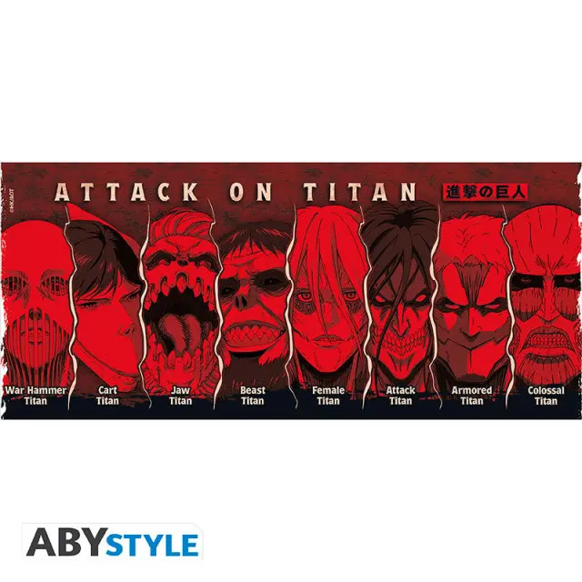 Κούπα κεραμική ATTACK ON TITAN - Mug - 460 ml - All Titans ABYMUGA676 3