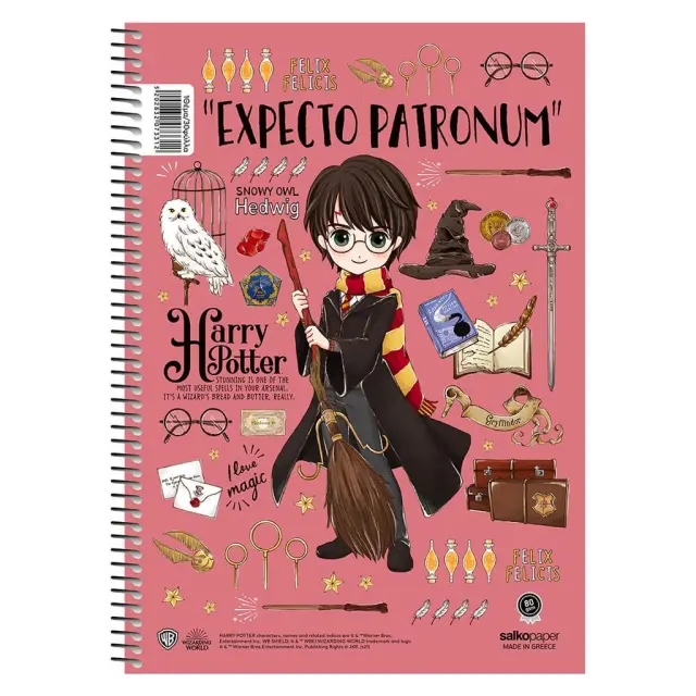 Salko Τετράδιο Σπιράλ Harry Potter Magical Α4 21χ29 1 Θεμάτων / 7336 (Salko)