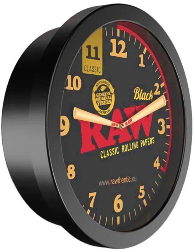 RAW Καβάτζα Κουτί Ασφαλείας Ρολόι Τοίχου - Black Clock 3