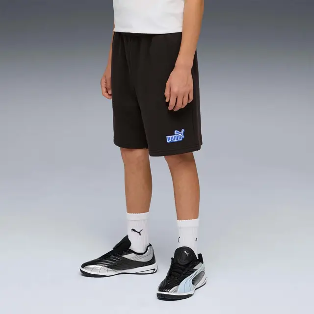 Puma Boy's Essentials Logo Lab Relaxed Shorts Μαύρο 693389-01 (Puma)