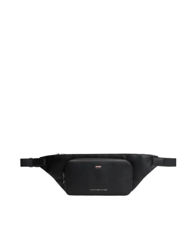 Ανδρική Τσάντα Μέσης Tommy HIlfiger AM0AM14437-BDS Μαύρη Μαύρο - One Size
