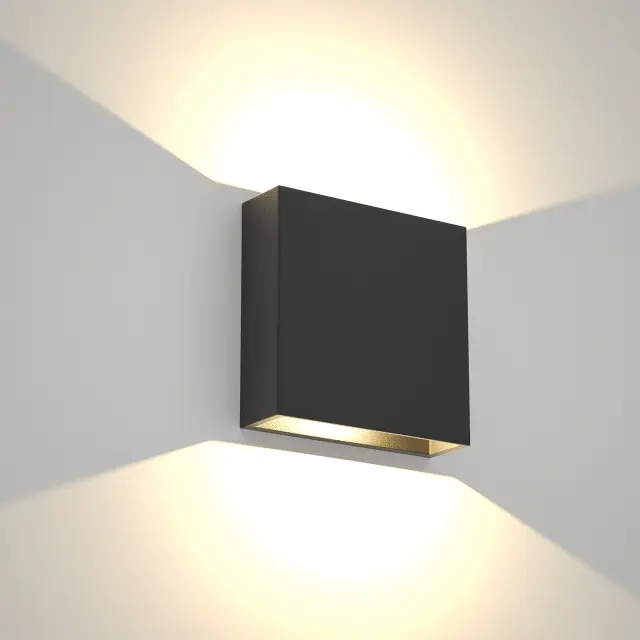 it-Lighting Yellowstone LED 4W 3000K Outdoor Up-Down Adjustable Wall Lamp Anthracite D:12cmx12cm (80200941) 2