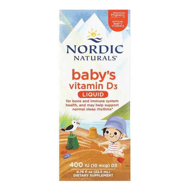 Nordic Naturals Baby's Vitamin D3 400 IU 3