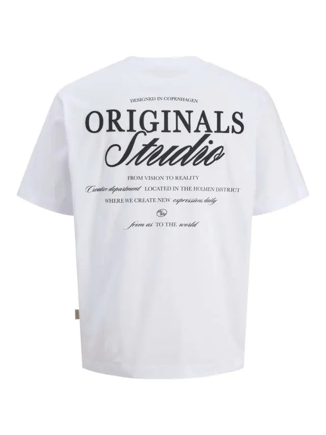 JORNORREBRO TYPO TEE SS CREW NECK NOOS Bright White - XXL 2