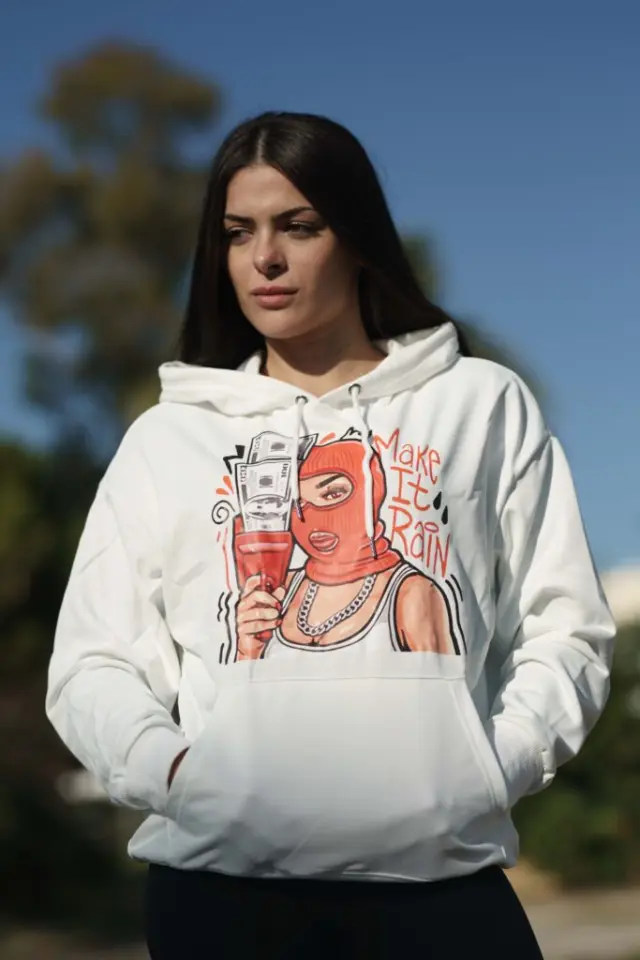 Ghetto Make It Rain Hoodie | Unisex Graphic Streetwear Hoodie 2
