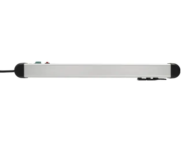 Πολύπριζο Ασφαλείας Premium Protect Line Brennenstuhl - 6x Schuko - 2x USB-A - 60000A - Με Διακόπτη On/Off - Καλώδιο 3m - Ασημί / Μαύρο150140 3