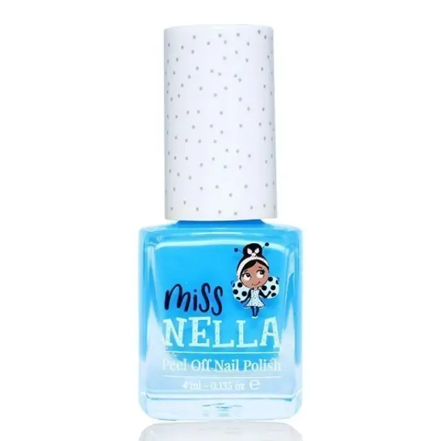 Miss Nella Peel Off Παιδικό Βερνίκι Νυχιών 4ml - Mermaid Blue