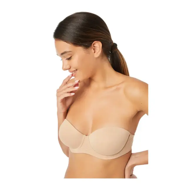 Minerva Γυναικείο Σουτιέν Strapless Everyday, Χρώμα Nude - 75B 3