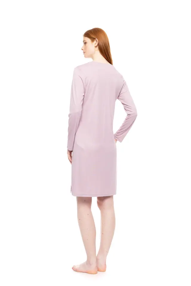 WN-1505 - Champagne - NIGHTGOWN BAMBOO SOLID - S 3