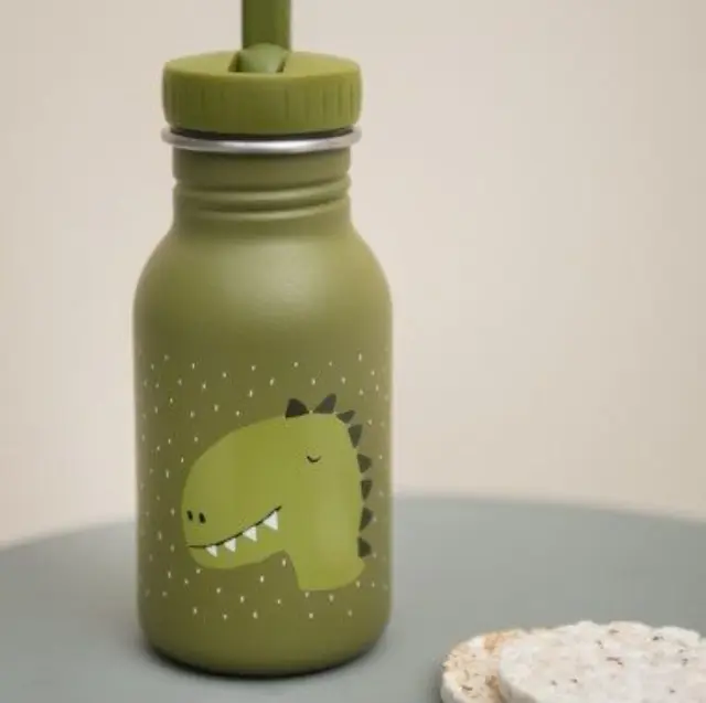 Trixie Ανοξείδωτο Παγούρι Mr. Dino σε Πράσινο χρώμα 350ml 3