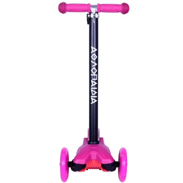 ΑΘΛΟΠΑΙΔΙΑ 3τροχο Πατίνι (Scooter) Με Φωτιζόμενη Βάση Και Ροδάκια - Φούξια 2