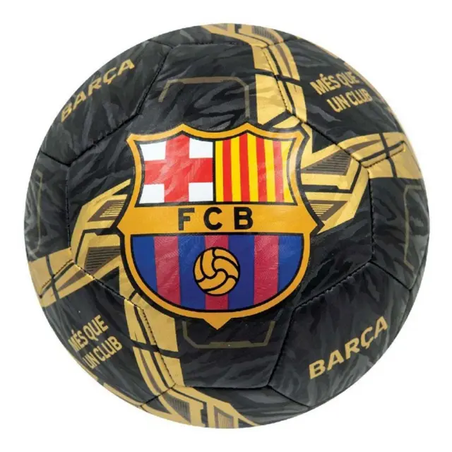 Μπάλα ποδοσφαίρου FC Barcelona ball “Lightning” black/gold size 5 122025