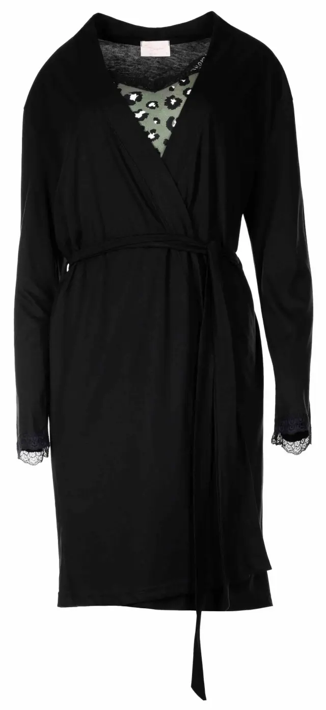 W917 - Type - NIGHTGOWN+ROBE 2PCSGREEN LEO