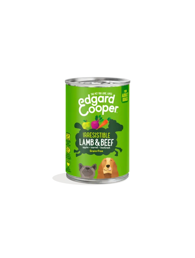 Edgard Cooper - Lamb AND Beef Adult Wet food 400gr - 542503948535 - Pet Supplies