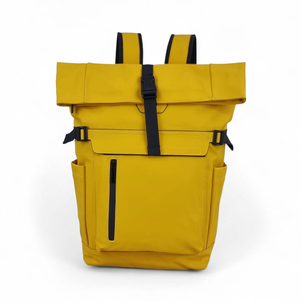 Αδιάβροχο Σακίδιο Πλάτης Rolltop 30x16x45 MCAN M-515. 22lt - Κίτρινο