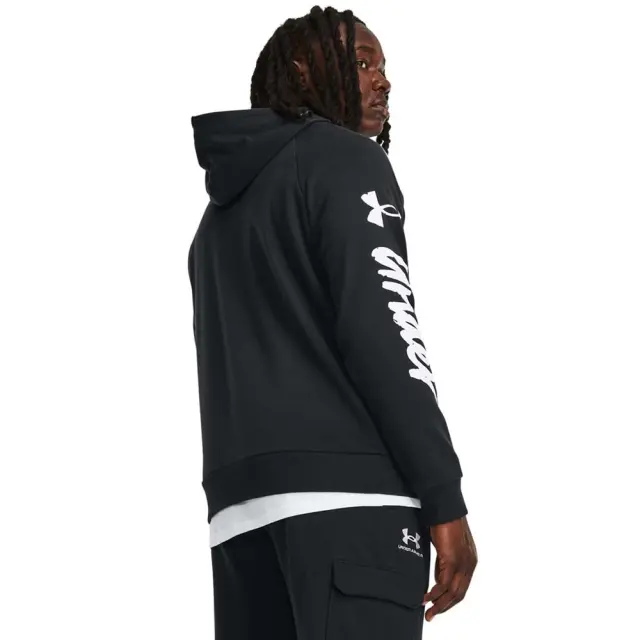 Under Armour Rival Fleece Hoodie (1379760-001) - Μαύρο - M 3