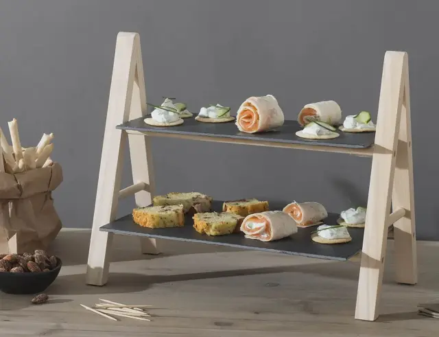 Διώροφη Εταζέρα - Πλατώ Secret de Gourmet με διαστάσεις 32.5x18x27cm 160505 2