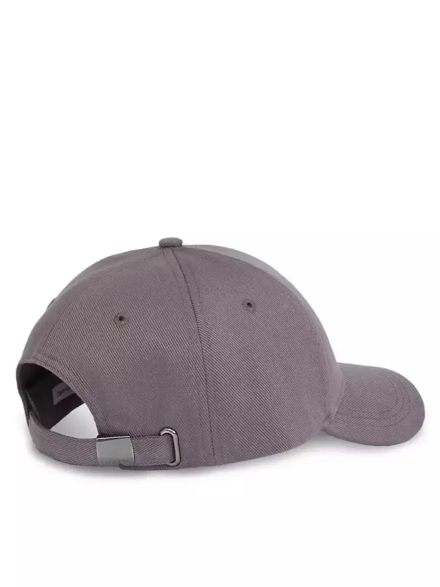 Calvin Klein Ανδρικό Καπέλο Jockey Bombed Metal Baseball Cap Γκρι 2