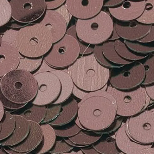 Πούλια Στρογγυλή Flat Ø6mm - Dark Brown 10gr (~1000τεμ)