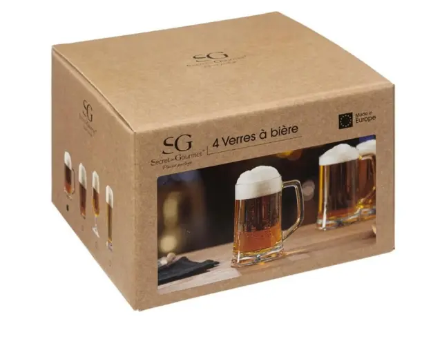 Σετ ποτήρια μπύρας Secret de Gourmet με χωρητικότητα 320ml - 4 τεμάχια 134800 2