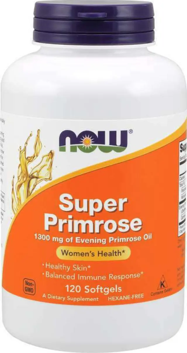 Now Foods Super Primrose 1300mg 60 μαλακές κάψουλες