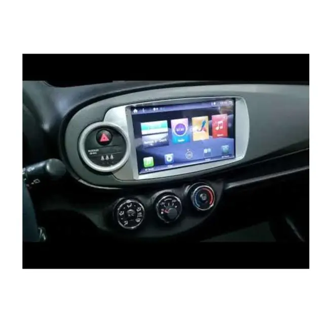 Οθόνη αυτοκινήτου Toyota Yaris 2013-2018 9″ αφής + Δώρο κάμερα οπισθοπορείας Μαύρο 2