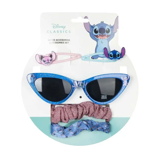 Disney Γυαλιά ηλίου με αξεσουάρ Stitch Μπλε 2