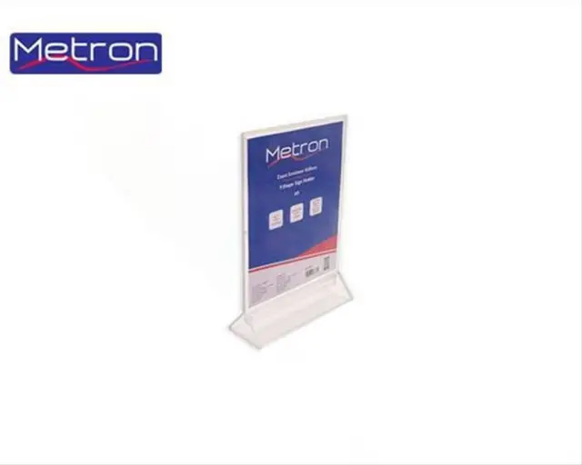 Metron Σταντ Προβολής Μονόφυλλο Α5 Κάθετο Διπλής Όψης/ 470.592023 (Metron)