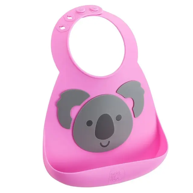 Make My Day Baby Bib Σαλιάρα Σιλικόνης Baby Bib Koala