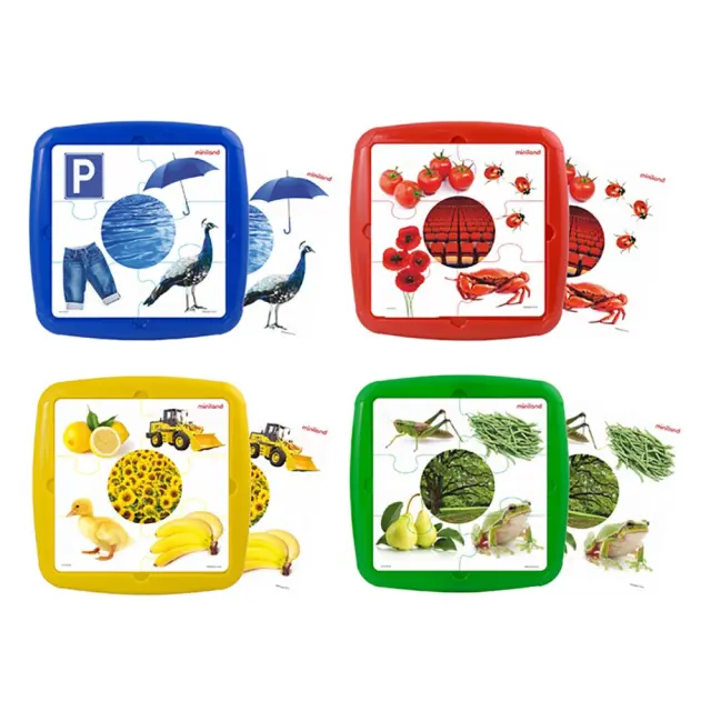 MINILAND SET 4 PUZZLES: THE COLORS