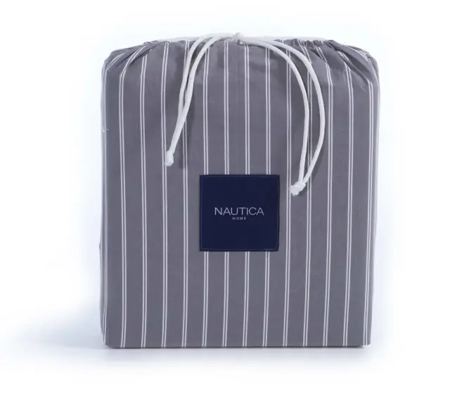 Nef-Nef Homeware Σεντόνι Nautica Coast Σετ King Size 280x270 Grey 2