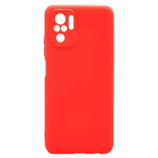 Θήκη Soft TPU inos Xiaomi Poco M5S/ Redmi Note 10/ 10S S-Cover Κόκκινο N55596