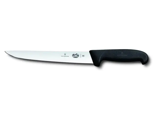 Μαχαίρι Κρέατος Victorinox Fibrox με στενή λεπίδα και μήκος 25cm - Black5.5503.25 3
