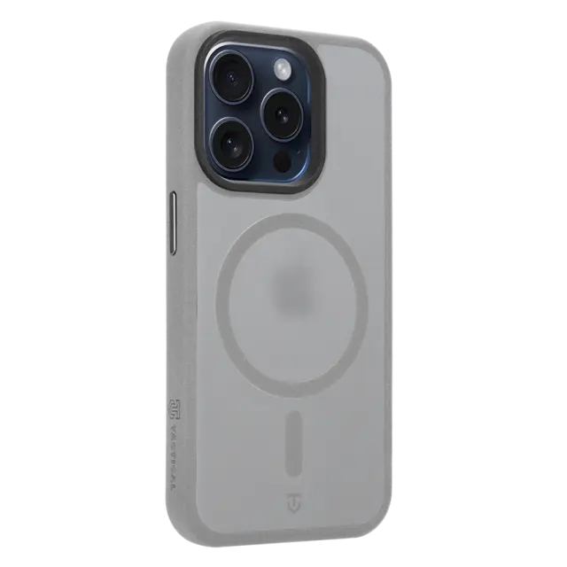 Tactical MagForce Hypersand Cover for Apple iPhone 15 Pro Light Grey 3