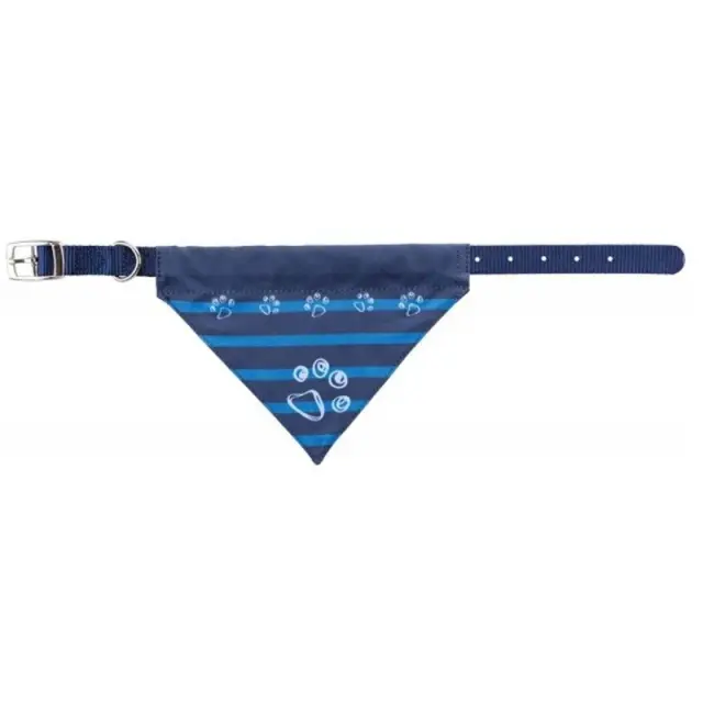Trixie Περιλαίμιο με Μαντήλι XSmall/Small Indigo 25-31cm/15mm