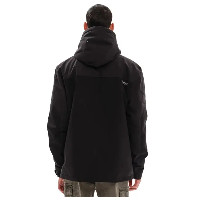 Emerson Men's Hooded Jacket (232.EM10.73-Black) - Μαύρο 2